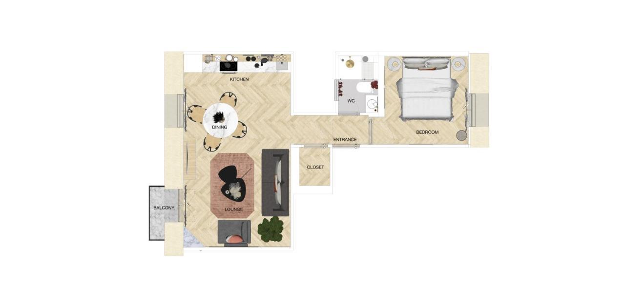 Newly Renovated Apartment With Balcony, Ac, Fiber Internet Monte Carlo Ngoại thất bức ảnh