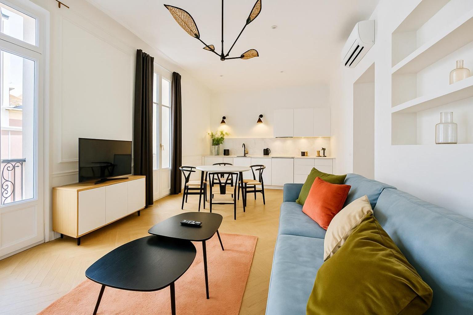 Newly Renovated Apartment With Balcony, Ac, Fiber Internet Monte Carlo Ngoại thất bức ảnh